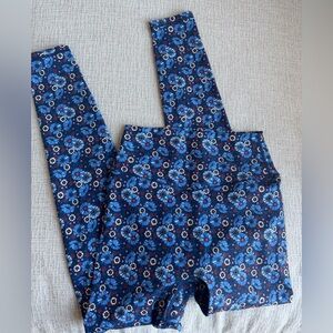 BuffBunny Blue Floral Leggings
